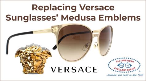 versace model 3134 color 875 spare|Replacing the Medusa Emblem on Versace Sunglasses.